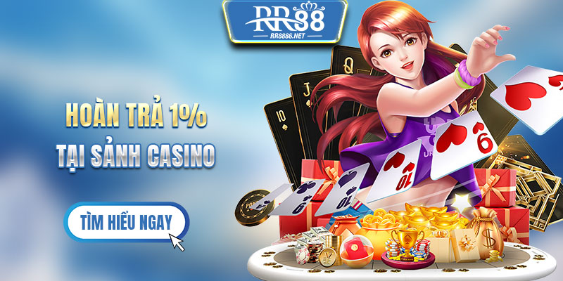 Trải nghiệm casino với chính sách hoàn trả cược thua